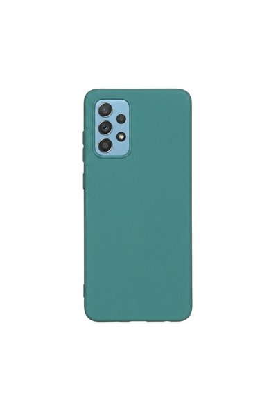 OEM Husă Samsung Galaxy A72 Liquid Silicone, Protecție Antișoc, Verde