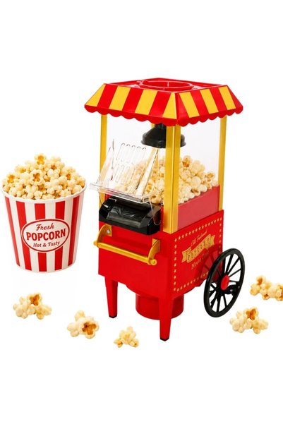 varioshop ®   Aparat de făcut popcorn cu aer cald, 1200W, fără ulei, cană de ...