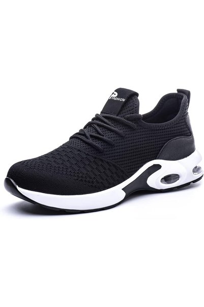 LIWEGHT Safety Shoes for Men Women Slip Resistant Steel Cap Toes Boot Steel T...