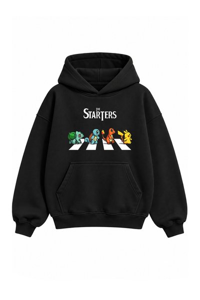 PANDORICA Premium 3 Threaded Yarn Pokemon Anime Fashion Unisex Cotton Sweatshirt
