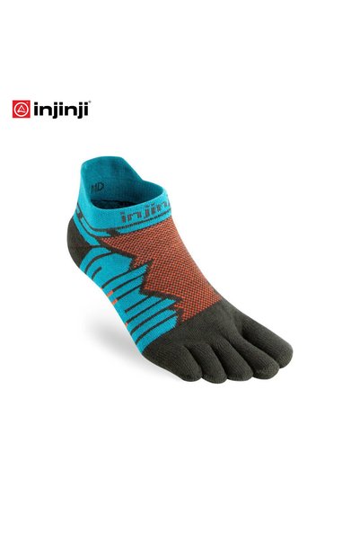 injinji جورب أصابع ألترا رن كوول ماكس أسفل الكعب - بوب - M