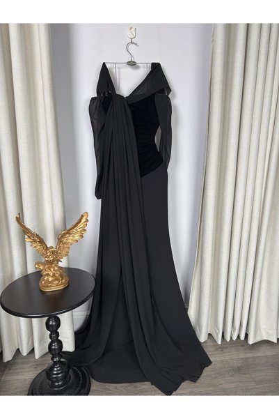 SNIPER1 Velvet Dress with Georgette Bodice for Party Occasions