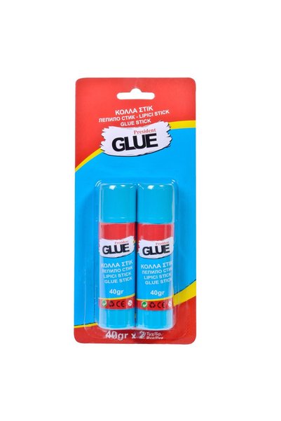 President Set de lipici stick - 2 x 40g