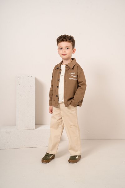 JNF kids Baby Boy & Kids Sweat Jacket Pants 3-Piece Set