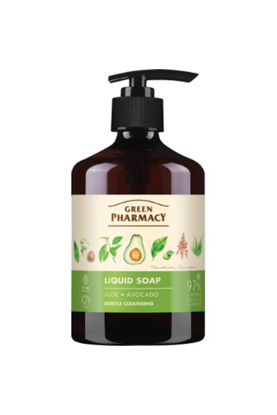 ZELENAYA APTEKA Liquid soap with aloe and avocado extracts