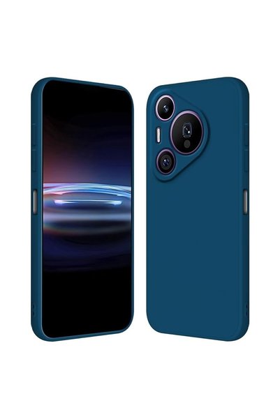 OEM Husă pentru Huawei Pura 70 Liquid Silicone, Protecție Antișoc, Albastru