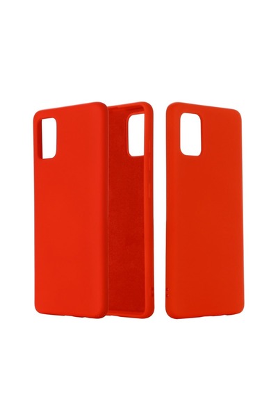 OEM Husă Samsung S10 Lite Liquid Silicone, Protecție Antișoc, Roșu
