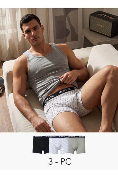 FAV Pack of 3 - Assorted Design Trunks