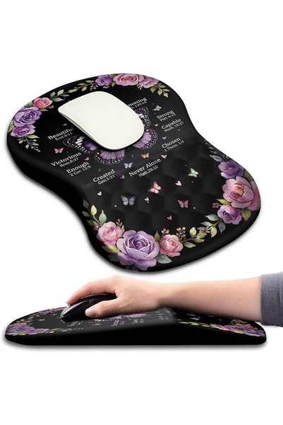 GENERAL Hokafenle Ergonomic Mouse Pad Wrist Support with Massage Design, Wris...
