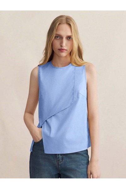 Sheya Short-Sleeved shirt, blue