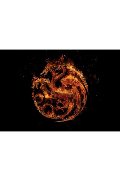 OEM Poster House Of The Dragon Logo 5k, 61x90 cm, poster9151