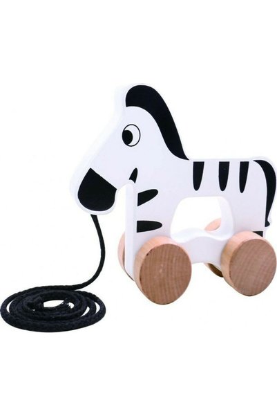 Tooky Toy Tooky Toys Ξύλινη Ζέβρα που έχεις να συρείς για παιδιά από 18+ μηνώ...