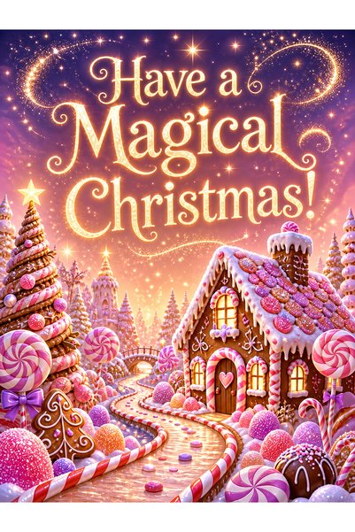 PROMISEBACKDROP2 Christmas Themed, Have a Magical Christmas, Photo Shoot, Cel...