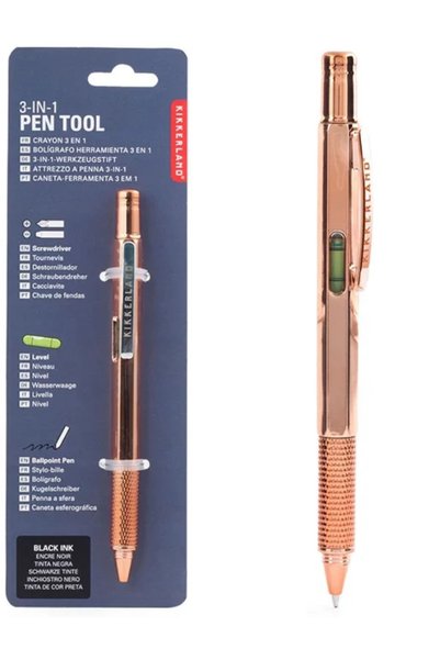 Generic Brand Multifunctional 3-in-1 Pen in Copper Color – Practical and Styl...