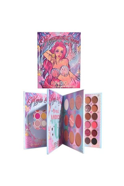 OEM Paletă farduri de pleoape, 69 nuanțe, blush, iluminator, contur, deschide...