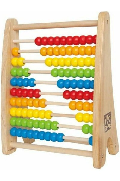 Hape Εκπαιδευτικό Παιχνίδι Άβακας από Ξύλο για 3+ Ετών_E0412
