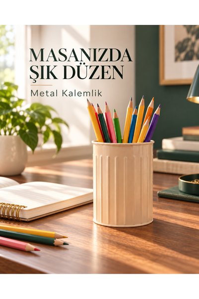 hemlife Metalni držač za olovke sa okruglim linijama