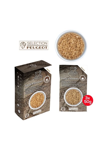 Peugeot Σετ 3 φακελίσκων καπνιστού αλατιού, 3 x 50 γρ., "Fume Premium"