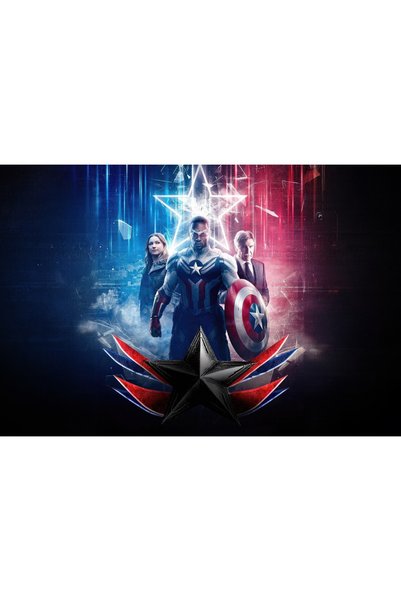 OEM Poster Captain America A Brave New Beginning 4k, 61x90 cm, poster10904