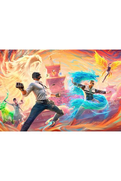 OEM Poster Pubg Mobile New Sacred Quartet Versio, 61x90 cm, poster10311