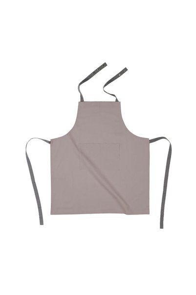 TISECO Kitchen apron, cotton, Taupe -