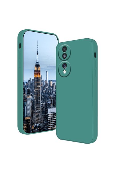 OEM Husă pentru Honor 70 Liquid Silicone, Protecție Antișoc, Verde
