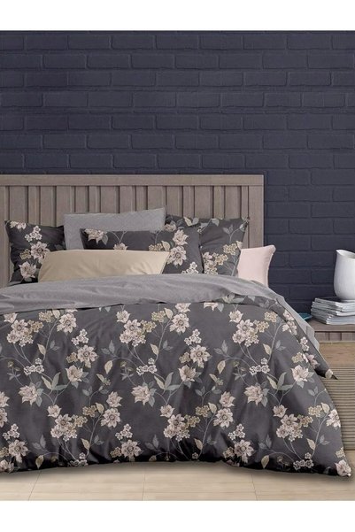 Generic 3 Pieces Flat Bedsheet Set with Floral Pattern King Size Bed Pillow C...