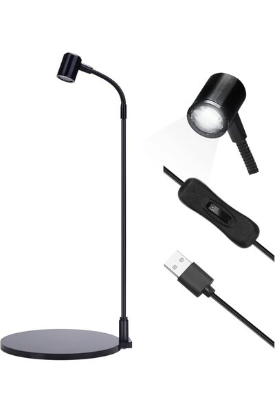 SYOSI مصباح LED لأحواض السمك، 3 واط، يعمل بمنفذ USB، مصباح نباتات لأحواض الأس...