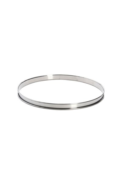 De Buyer Stainless steel tart mold, 24 cm -