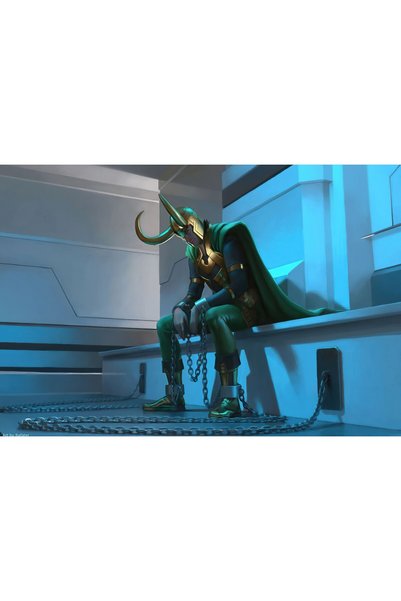 OEM Αφίσα Marvel: Κακόπυρα Πονηρία και Κακόπιστος Σκοτάδιος Λόκι 4k, 61x90 εκ...