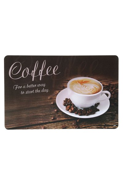 Kesper Plate holder (table mat), 43.5 x 28 cm, plastic, Coffee -