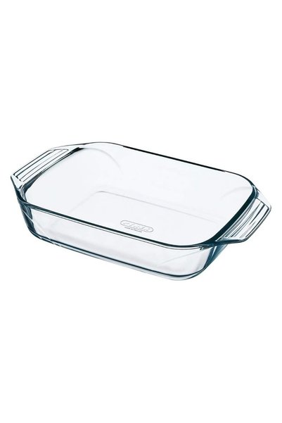 Pyrex Rectangular dish, made of heat-resistant glass, 4L -