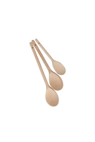 Kitchen Craft Set of 3 wooden spoons - by