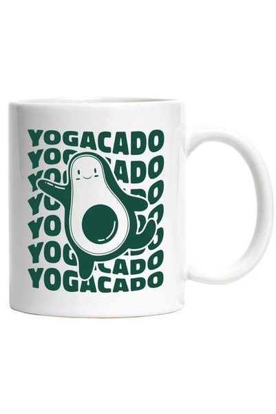INOVATIX Cana Cu Mesaj Yogacado, Sport, Avocado, Sanatate, Sambure, 330 ml