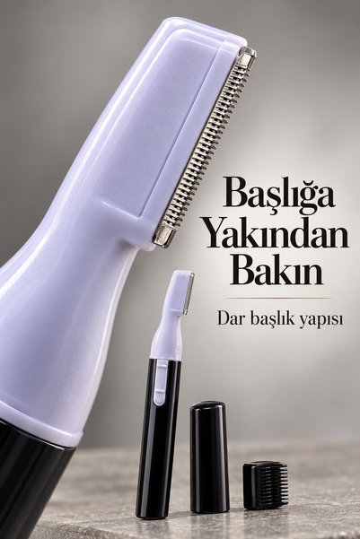 Eco Lounge Kaş ve Bıyık Şekillendirici İnce Başlıklı Sakal Düzeltici
