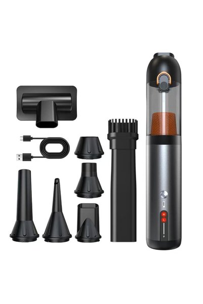NOVATINO Aspirator auto portabil 4 în 1, multifuncțional, aspirație de 20000P...