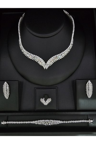 Generic Brand Women's Zircon Accessories Set
