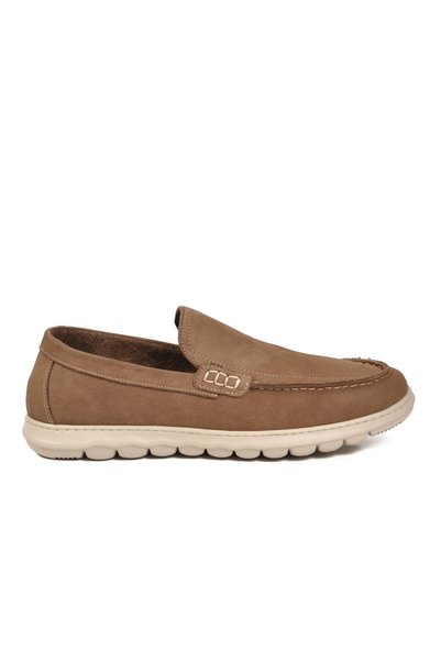 Voyager Sand Nubuck Genuine Leather Memory Sole Men's Casual Shoes