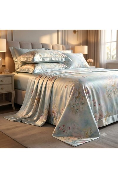 Generic Luxury 3-Piece Turkish Satin Cotton Bedsheet Set – King Size | Ultra ...