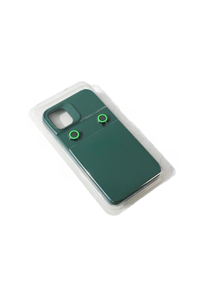 OEM Husă Apple iPhone 15 Pro Liquid Silicone, Protecție Antișoc, Verde