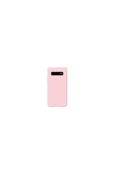 OEM Husă Samsung Galaxy S10 E Liquid Silicone, Protecție Antișoc, Roz