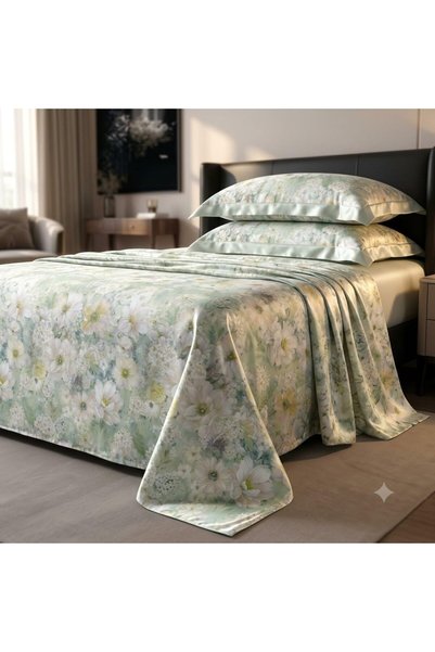Generic Luxury 3-Piece Turkish Satin Cotton Bedsheet Set – King Size | Ultra ...