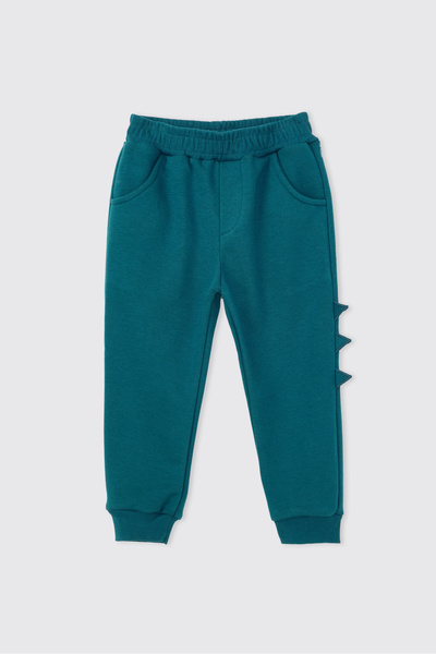 Panço Baby Boy Elastic Waist Pocketed Petrol Blue Sweatpants