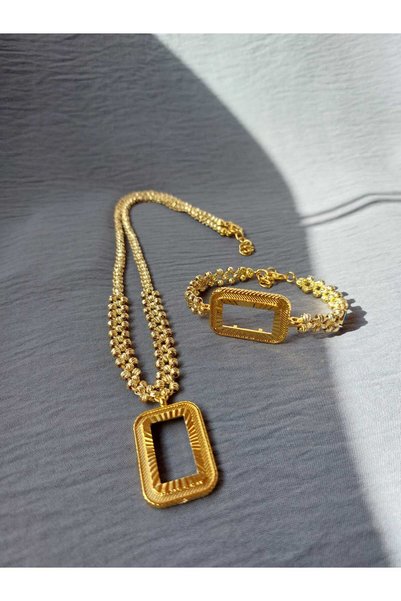 GEZERGOLD TAKI 5gram 24ayar külçe uyumlu dorikalı bileklik kolye seti