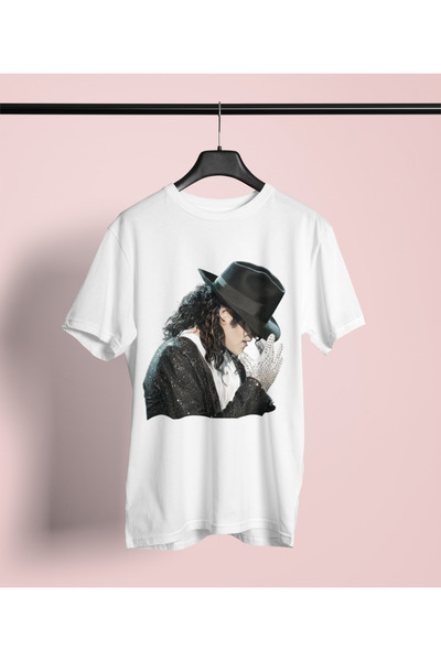 MG Michael Printed Crew Neck Cotton Oversize Fit Unisex Short Sleeve T-Shirt