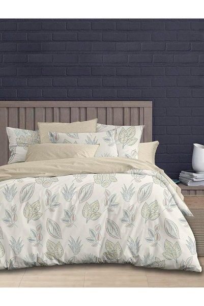 Generic 3 Pieces Flat Bedsheet Set with Floral Pattern King Size Bed Pillow C...