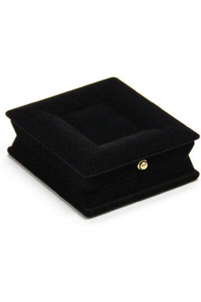 Tazweeq Black Necklace Chain Jewelry Display Storage Box Gift Case Holder Org...