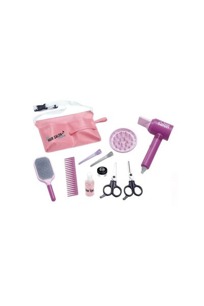 Jumbo Set de Joaca Coafor & Ingrijire Par cu Accesorii pentru Fete - 11 piese