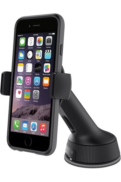 Belkin حامل سيارة عالمي (حامل سيارة متوافق مع أجهزة iPhone 14/14 Plus، 14 Pro...