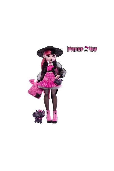 OEM Кукла Monster High Дракулаура с животно и аксесоари - Mattel
